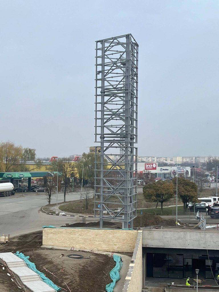Aurora Mall Giurgiu – structură metalică
