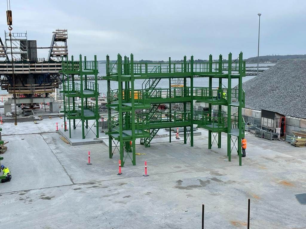 Eșafodaj platforme metalice industriale Danemarca