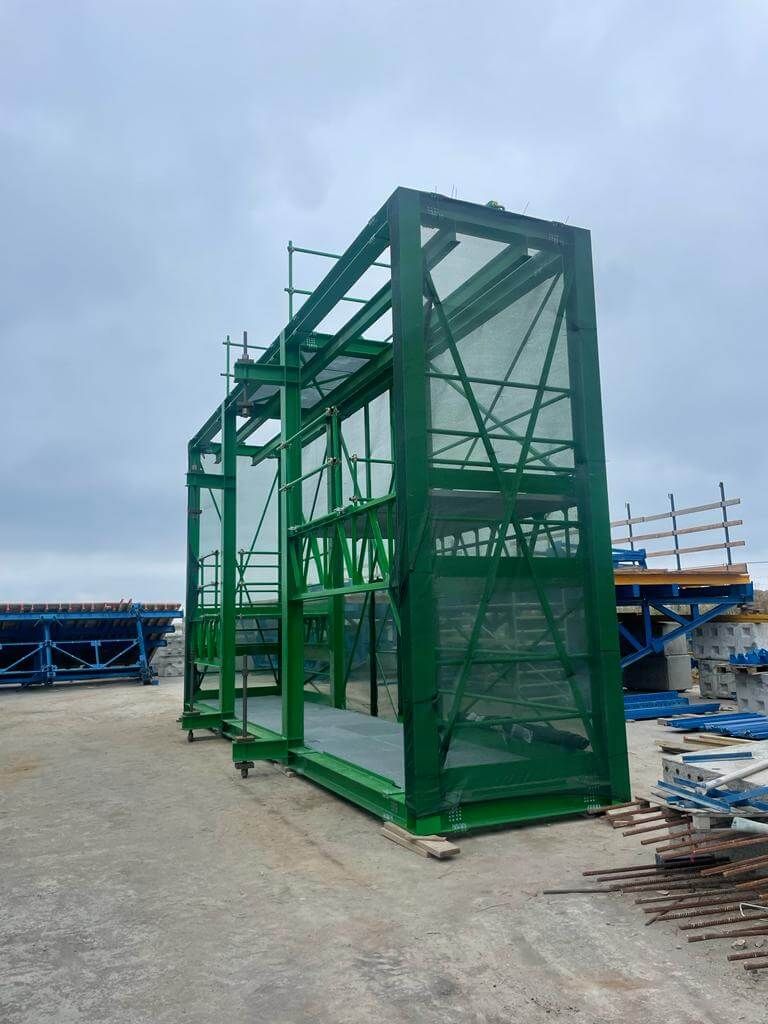 Post Tension Platform Danemarca – Metal Shop Design