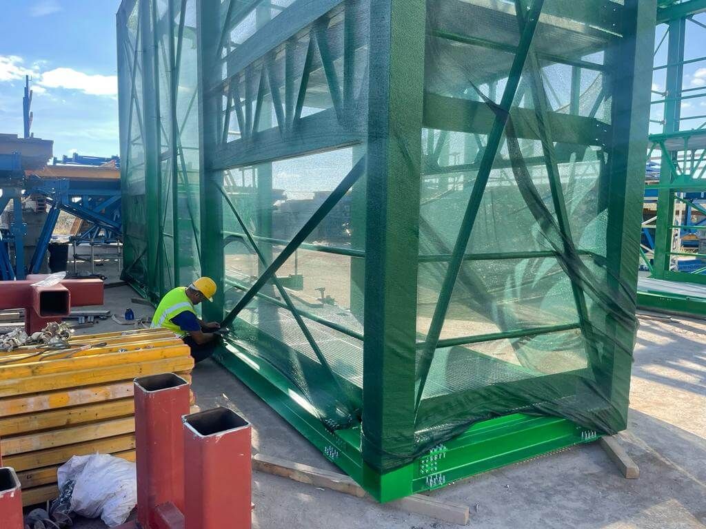 Post Tension Platform Danemarca – structuri metalice export