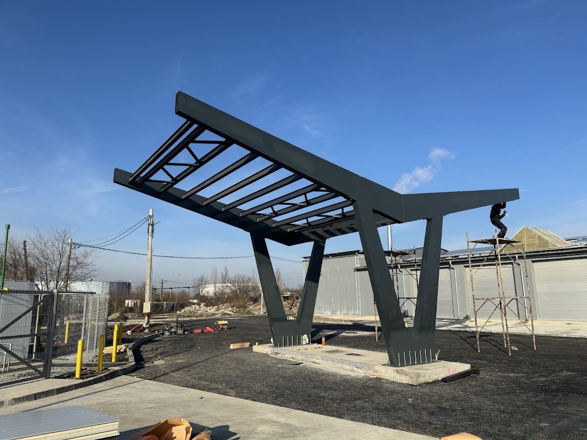 Stație Giurgiu Strabag – structuri metalice 4