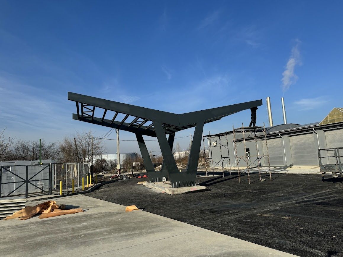 Stație Giurgiu Strabag – structuri metalice 5