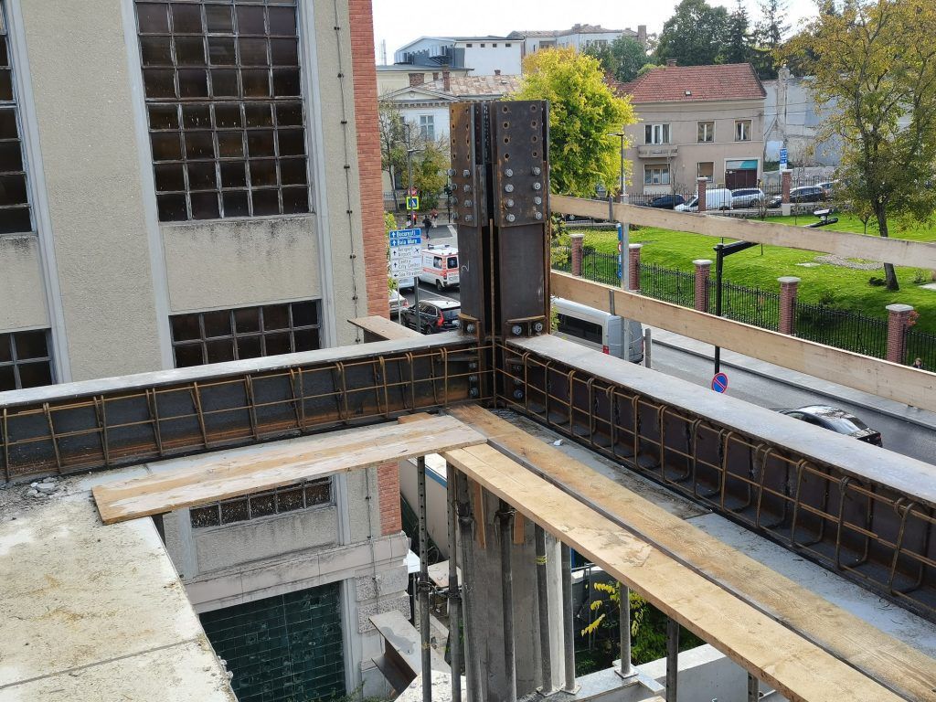 Structură metalică Biblioteca Centrală Universitară Cluj