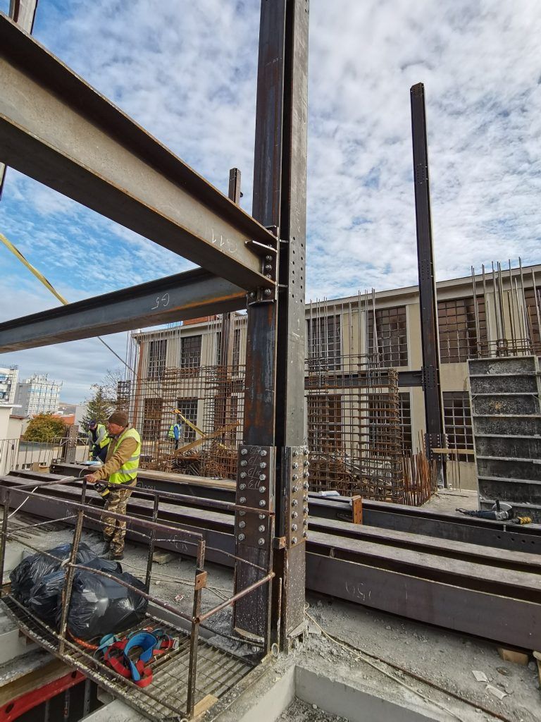 Structură metalică Biblioteca BCU Cluj 7